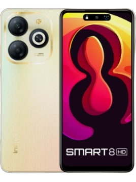 Infinix SMART 8 HD Shiny Gold